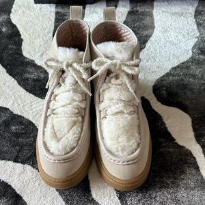 Cole Haan All Day Summit Angola suede shearling faux chukka boot (NWOT)